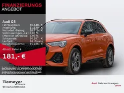 Orange Gebraucht 2024 Audi Q3 S-Line SUV | 40.640 € (Fairer Preis)