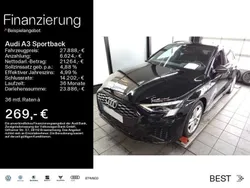 Mythosschwarz metallic Gebraucht 2021 Audi A3 Sportback e-tron Ambiente Limousine | 27.888 € (Etwas zu teuer)
