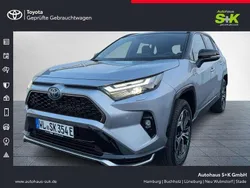 Lichtsilber metallic / dach schwarz (schwarz) Gebraucht 2025 Toyota RAV4 Hybrid Style SUV | 56.890 € (Fairer Preis)