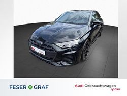 Mythosschwarz metallic Gebraucht 2025 Audi A3 Sportback S-Line Kleinwagen | 36.480 € (Guter Preis)