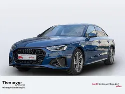 Ascariblau metallic Gebraucht 2024 Audi A4 S-Line Limousine | 34.980 € (Fairer Preis)