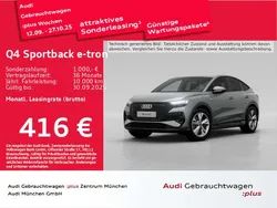 Taifungrau metallic Gebraucht 2024 Audi Q4 e-tron S-Line SUV | 46.444 € (Etwas zu teuer)