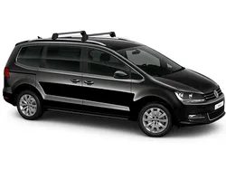 Schwarz Gebraucht 2017 VW Sharan Highline Van / Kleinbus | 13.990 € (Superpreis)