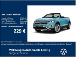 Blau Neu 2025 VW T-Roc Cabriolet Style Cabrio | 35.990 € (Fairer Preis)