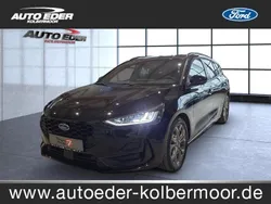 Obsidianschwarz (metallic) Gebraucht 2024 Ford Focus ST-Line Kombi | 23.880 € (Guter Preis)