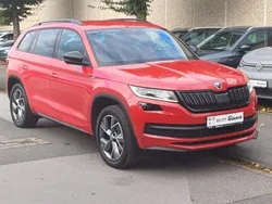 Velvet rot Gebraucht 2018 Skoda Kodiaq SportLine SUV | 21.480 € (Fairer Preis)