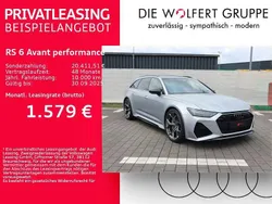 Silber Neu 2025 Audi RS6 Exclusive Kombi | 174.319 € (Etwas zu teuer)