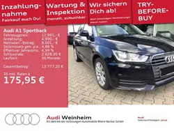 Schwarz Gebraucht 2016 Audi A1 Sportback Sport Kleinwagen | 12.991 € (Fairer Preis)