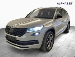 Stahl grau uni Gebraucht 2021 Skoda Kodiaq SportLine SUV | 24.607 € (Fairer Preis)