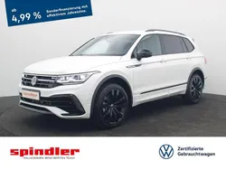 Oryxweiß perlmutteffekt Gebraucht 2024 VW Tiguan Allspace R-line SUV | 48.980 € (Teuer)