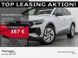 Weiß Gebraucht 2024 Audi Q4 Sportback e-tron S-Line SUV | 48.980 € (Fairer Preis)