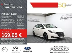 Weiß Gebraucht 2022 Nissan Leaf Acenta Kleinwagen | 12.950 € (Guter Preis)