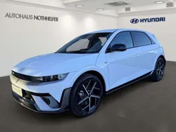 Weiß (atlas white / sol) Gebraucht 2025 Hyundai Ioniq 5 N Line SUV | 53.900 € (Teuer)