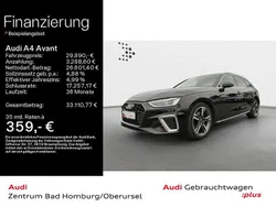 Mythosschwarz metallic Gebraucht 2022 Audi A4 S-Line Kombi | 29.890 € (Guter Preis)