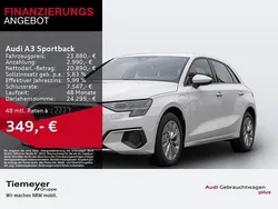 Ibisweiß Gebraucht 2022 Audi A3 Sportback e-tron Advanced Limousine | 23.880 € (Guter Preis)