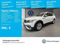 Pure white Gebraucht 2022 VW Tiguan Allspace Life SUV | 33.880 € (Guter Preis)