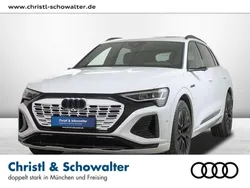 Gletscherweiss metallic Gebraucht 2023 Audi Q8 e-tron S-Line SUV | 66.947 € (Teuer)