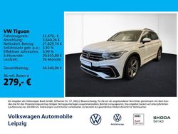 Weiß Gebraucht 2022 VW Tiguan R-line SUV | 31.470 € (Guter Preis)