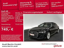 Mythosschwarz metallic Gebraucht 2023 Audi A8L Ambiente Limousine | 68.950 € (Fairer Preis)