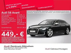 Brillantschwarz Gebraucht 2023 Audi S6 Design Kombi | 57.439 € (Guter Preis)