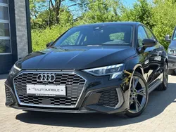 Mythosschwarz metallic Gebraucht 2022 Audi A3 Sportback S-Line Limousine | 27.450 € (Teuer)