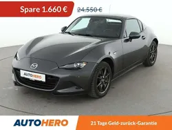 Machine gray Gebraucht 2018 Mazda MX5 Sports-Line Cabrio | 20.670 € (Guter Preis)