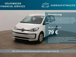 Weiß Gebraucht 2021 VW up! move up! Kleinwagen | 10.620 € (Guter Preis)