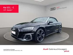 Mythosschwarz metallic Gebraucht 2024 Audi A5 Cabriolet S-Line Cabrio | 48.990 € (Etwas zu teuer)