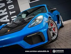 Blau Neu 2024 Porsche Cayman GT4 Coupé | 174.990 € (Guter Preis)