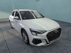 Weiß Gebraucht 2023 Audi A3 Sportback e-tron S-Line Limousine | 35.575 € (Teuer)
