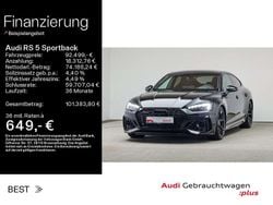 Mythosschwarz metallic Gebraucht 2024 Audi RS5 Limousine | 92.499 € (Teuer)