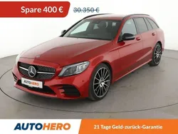 Hyazinthrot metalliclack Gebraucht 2018 Mercedes C300 AMG line Kombi | 29.950 € (Fairer Preis)