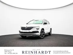 Moonweiss metallic Gebraucht 2021 Skoda Karoq SportLine SUV | 22.660 € (Teuer)