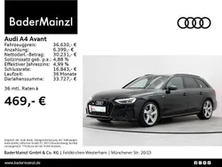 Schwarz Gebraucht 2021 Audi A4 S-Line Kombi | 36.630 € (Fairer Preis)