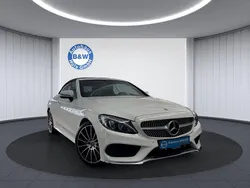 Weiß Gebraucht 2018 Mercedes C200 AMG Cabrio | 25.499 € (Fairer Preis)