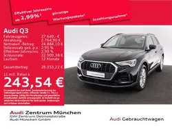 Schwarz Gebraucht 2022 Audi Q3 Sport SUV | 27.649 € (Guter Preis)