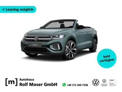 Petroleum blue metallic schwar Neu 2025 VW T-Roc R-line SUV | 52.985 €