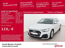 Weiß Gebraucht 2024 Audi A1 Sportback S-Line Kleinwagen | 26.500 € (Fairer Preis)