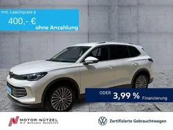 Pure white Gebraucht 2024 VW Tiguan Elegance SUV | 36.430 € (Fairer Preis)