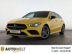 Gelb Gebraucht 2020 Mercedes CLA250 Shooting Brake AMG line Kombi | 29.960 € (Fairer Preis)
