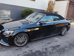 Schwarz Gebraucht 2018 Mercedes C180 AMG line Cabrio | 27.600 € (Fairer Preis)