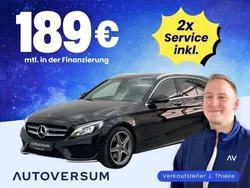 Schwarz Gebraucht 2018 Mercedes C200 AMG Limousine | 23.585 € (Fairer Preis)