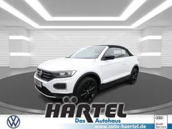 Pure white, solid Gebraucht 2021 VW T-Roc Cabriolet Style Cabrio | 23.800 € (Fairer Preis)