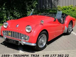 Signal red Gebraucht 1959 Triumph TR3 Cabrio | 29.950 €