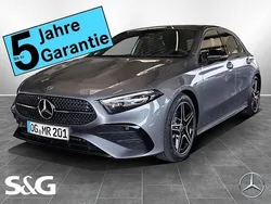 Metalliclack mountaingrau Gebraucht 2025 Mercedes A200 AMG Limousine | 39.489 € (Teuer)