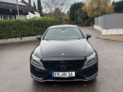 Schwarz Gebraucht 2017 Mercedes C200 AMG line Coupé | 25.400 € (Teuer)