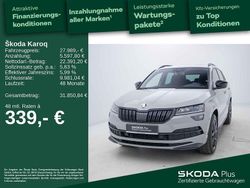 Stahlgrau Gebraucht 2021 Skoda Karoq SportLine SUV | 27.989 € (Guter Preis)