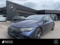 Metalliclack sodalithblau Gebraucht 2024 Mercedes EQE AMG 43 AMG Limousine | 69.490 € (Etwas zu teuer)