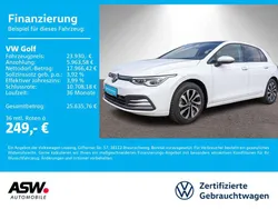 Pure white Gebraucht 2022 VW Golf VIII Active Limousine | 23.930 € (Fairer Preis)