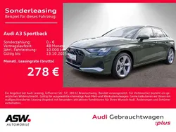 Distriktgrün metallic Gebraucht 2025 Audi A3 Advanced Plus Limousine | 32.930 €